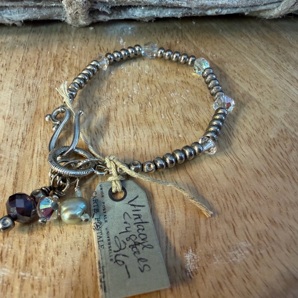 Elegant Silver Beaded Bracelet